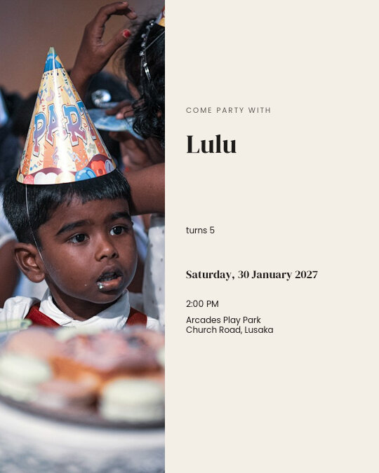 Big Kid Birthday invitation design preview