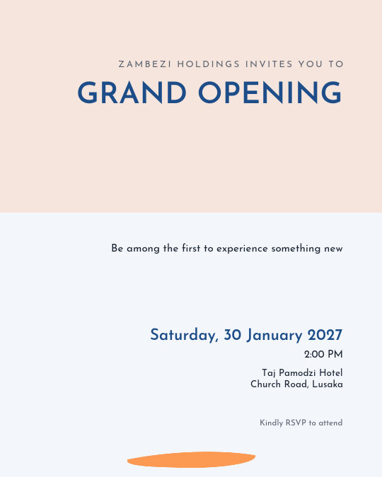 Brand Reveal invitation — sample wording