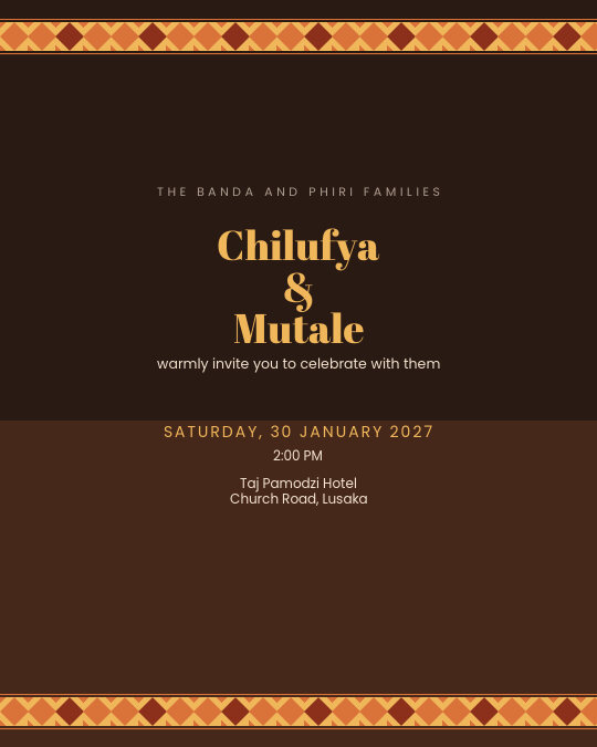 Calabash Feast invitation — sample wording