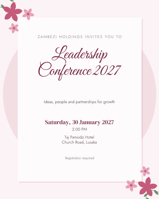 Climate Conference invitation design preview