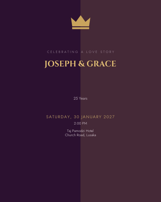 Diamond Decades invitation — sample wording