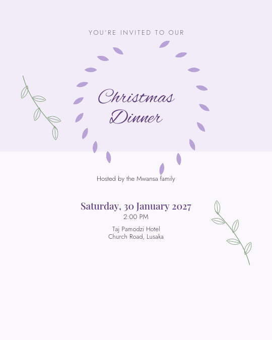 Easter Brunch invitation design preview