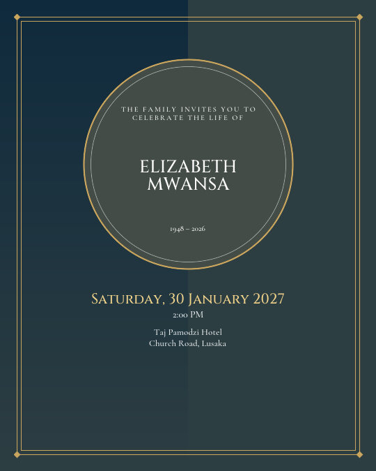 Evening of Remembrance invitation design preview