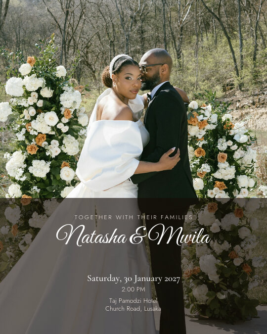 Forever Yours invitation design preview