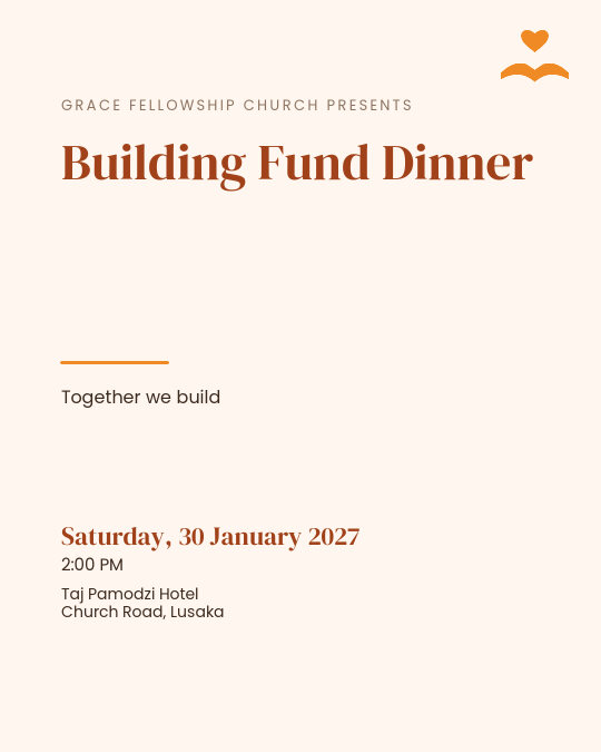 Hands of Hope invitation design preview