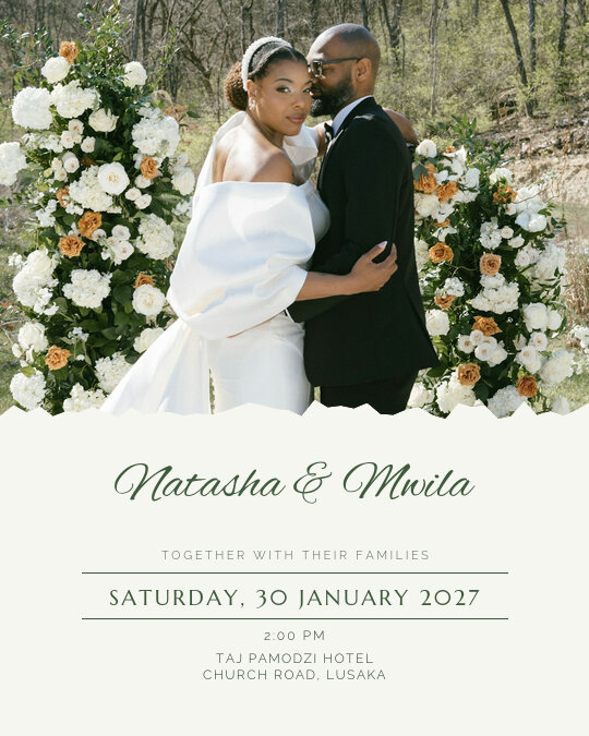 Garden Letter invitation — sample wording