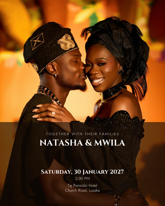 Golden Embrace invitation design preview
