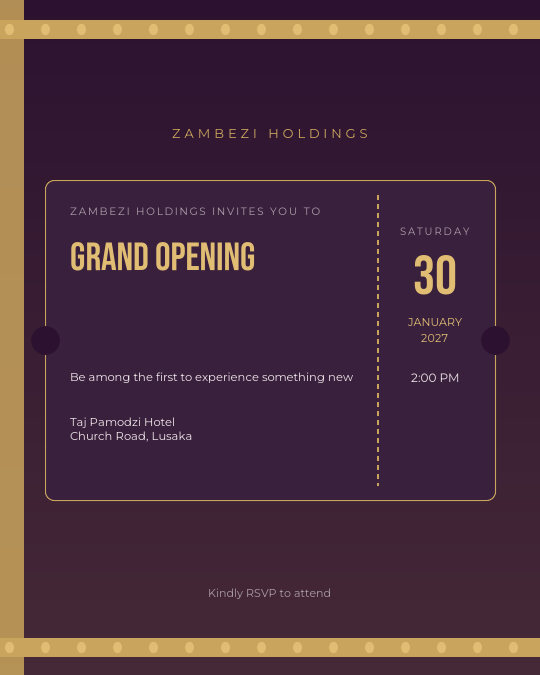 Grand Opening invitation design preview