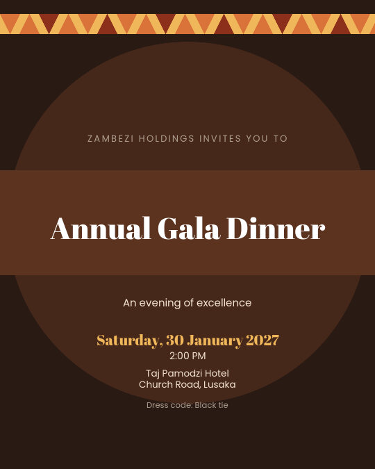 Heritage Gala invitation — sample wording