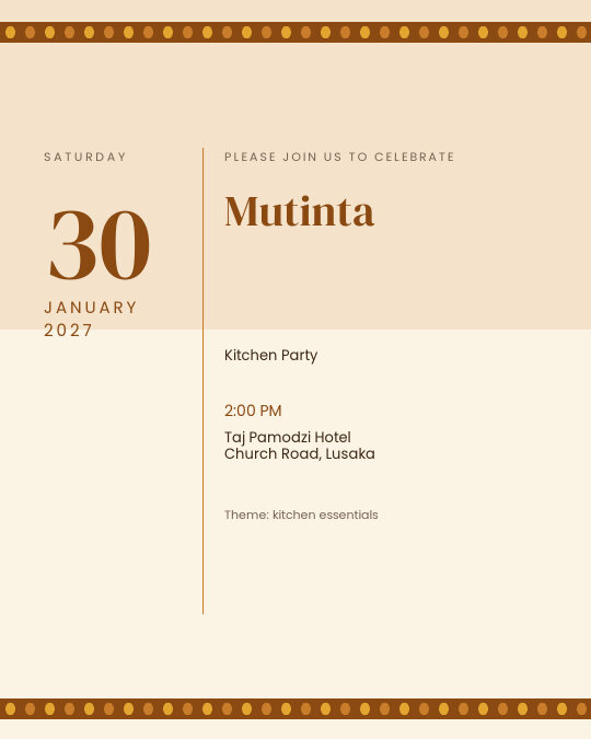 Heritage Hearth invitation — sample wording