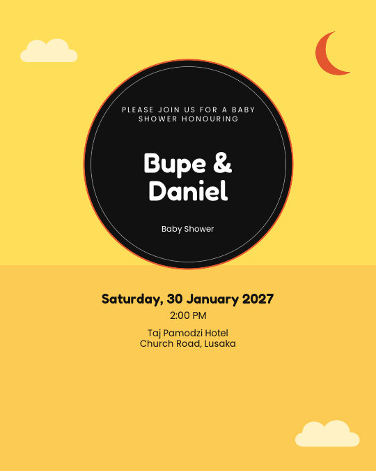 Little Peanut invitation — sample wording