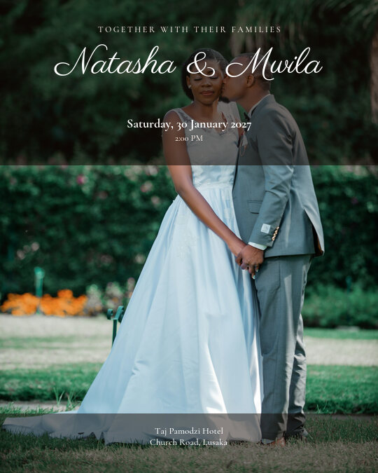 Love Eternal invitation — sample wording