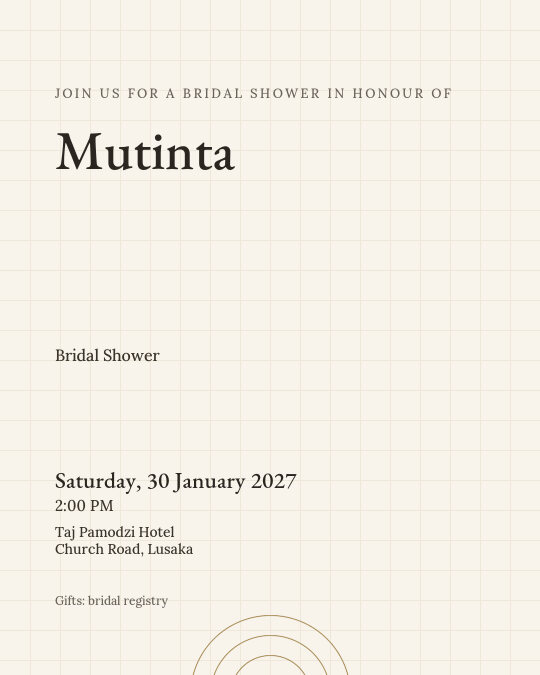 Love Letters invitation — sample wording
