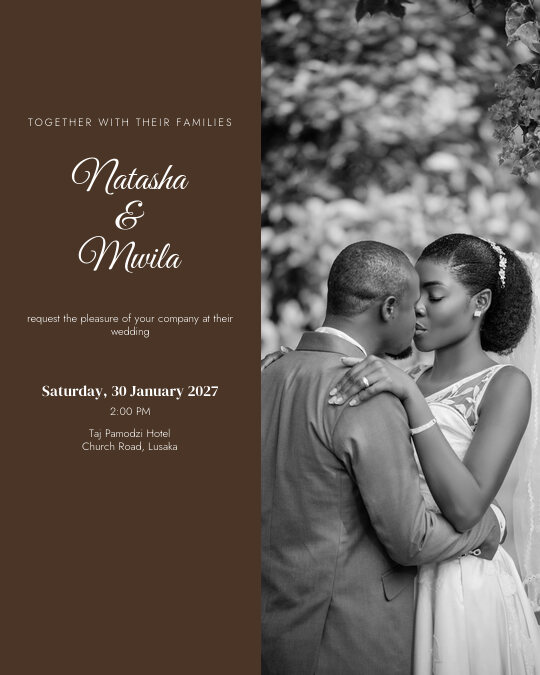 Moments Together invitation — sample wording