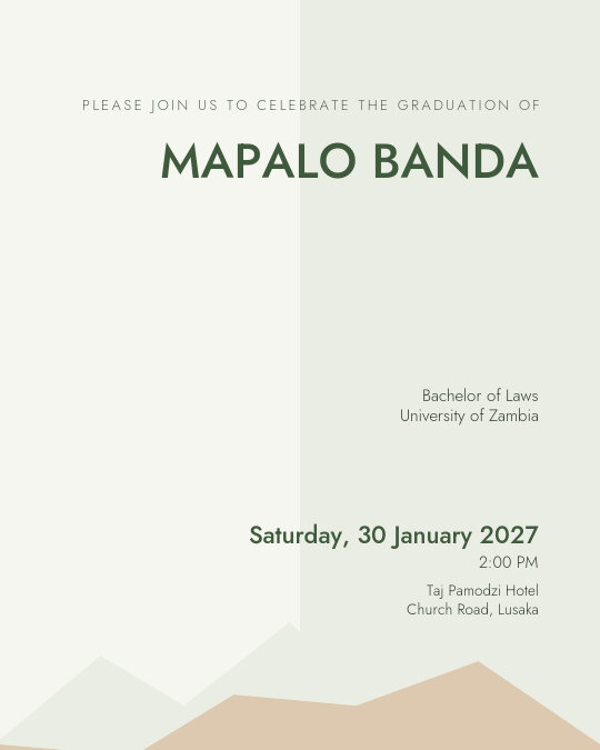 Next Chapter invitation design preview
