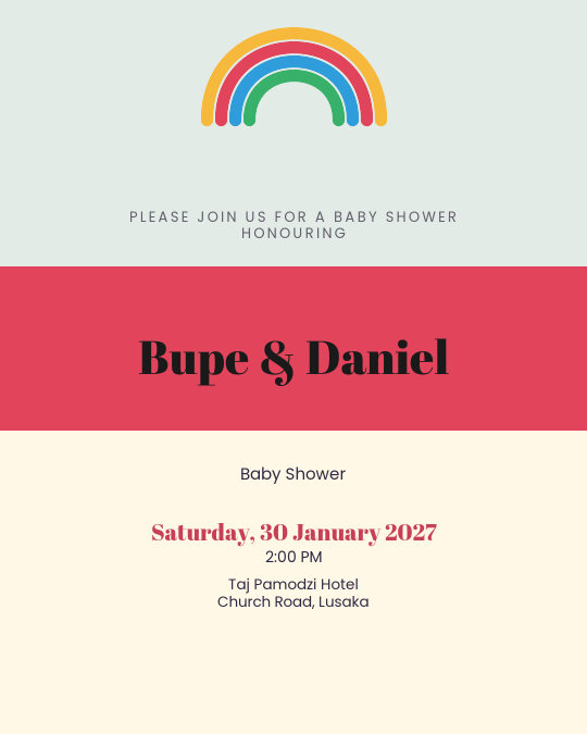 Oh Boy Blue invitation — sample wording