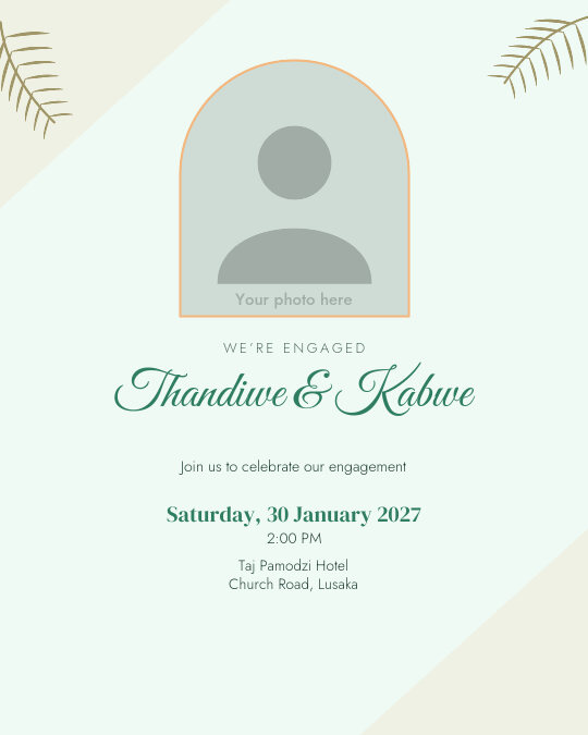 Petal Promise invitation — sample wording
