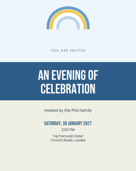 Picnic in the Park invitation design preview