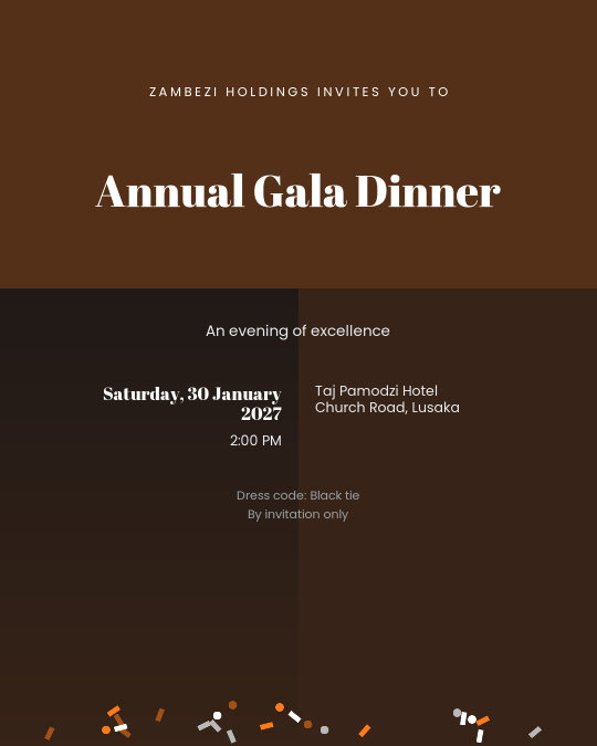Red Carpet Night invitation design preview