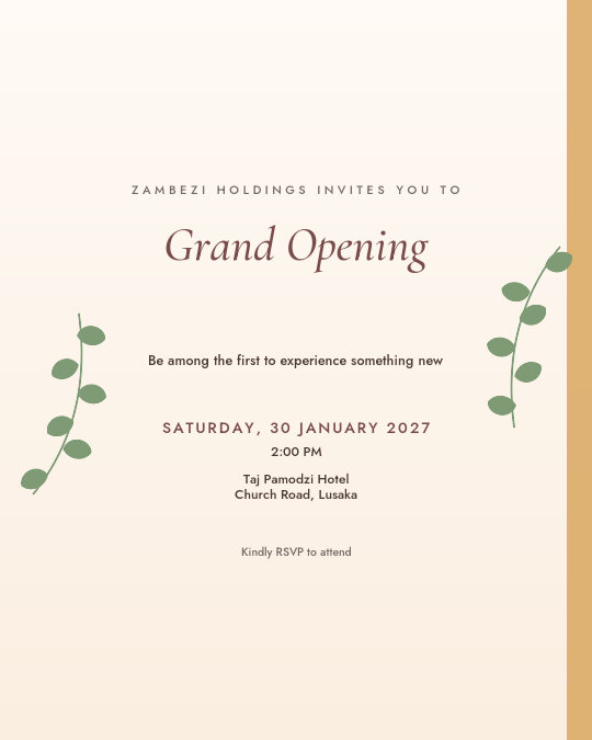 Salon Opening invitation — sample wording