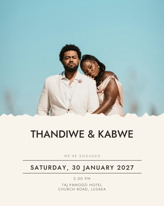 Saving Our Date invitation — sample wording