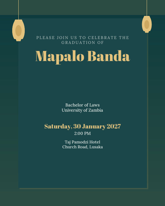 Scholar Gold invitation design preview