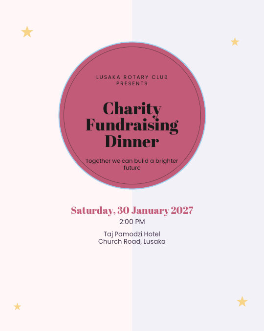 School Fundraiser invitation design preview