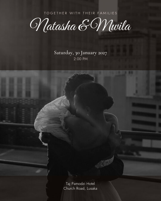 Sealed with Love invitation — sample wording