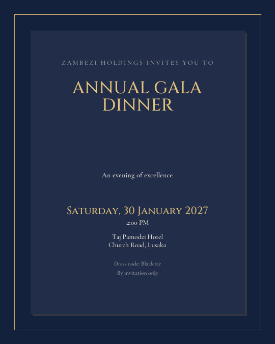 Silver Service invitation design preview