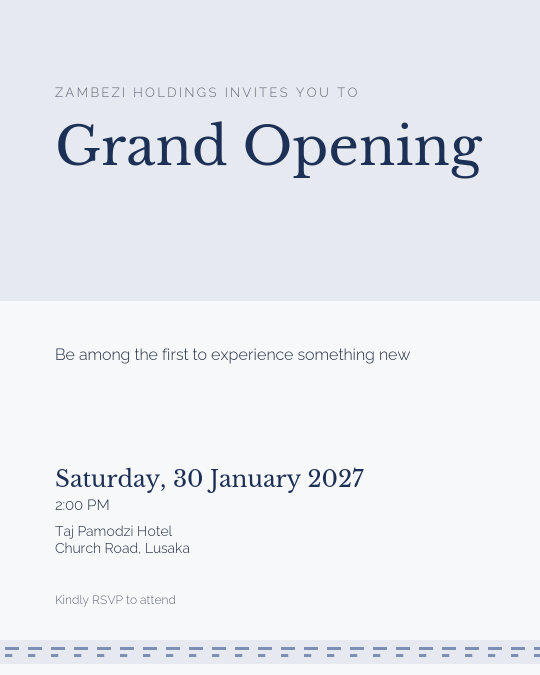 Studio Launch invitation — sample wording