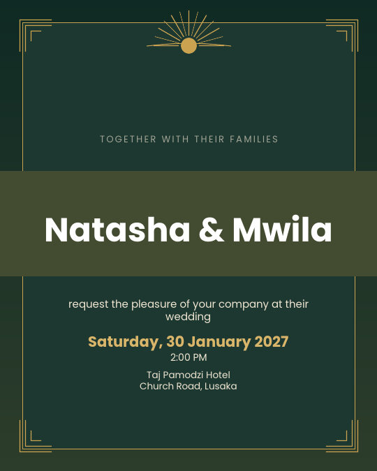 The Champagne Edit invitation — sample wording
