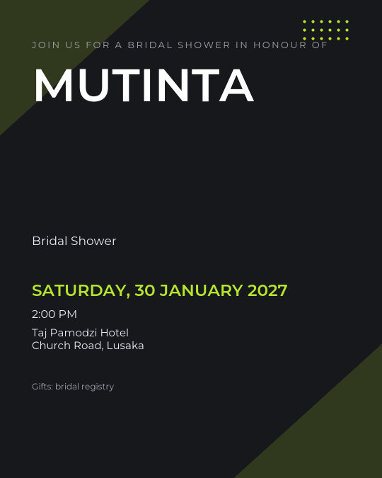 The Last Fling invitation — sample wording