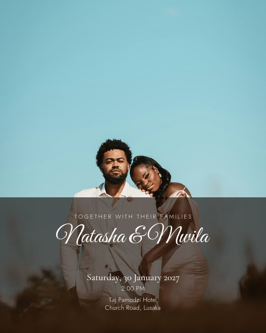 The Promise invitation design preview