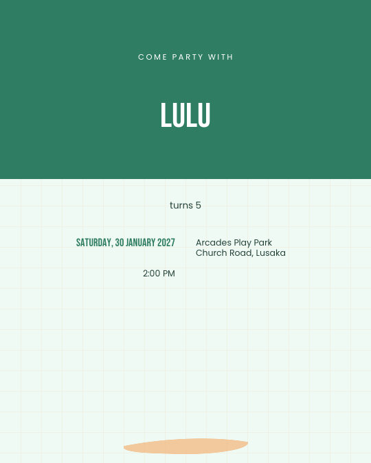 Twinkle Star invitation — sample wording