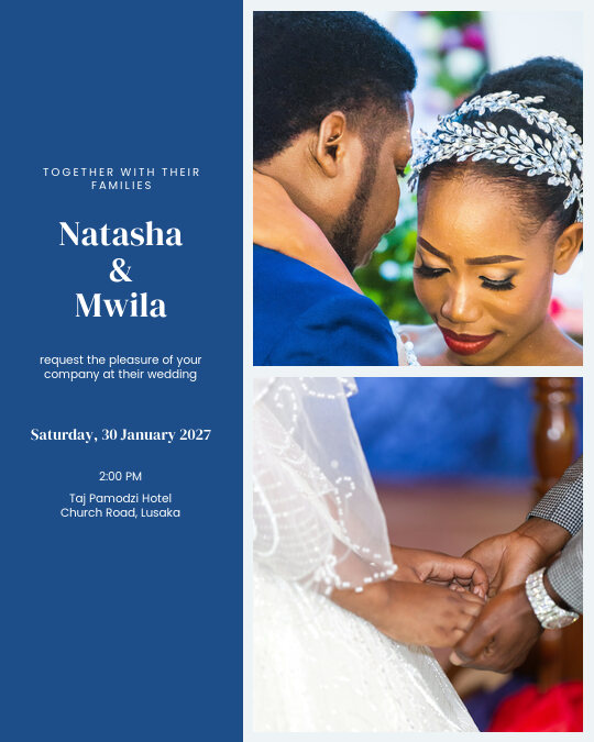 Two Snapshots invitation — sample wording