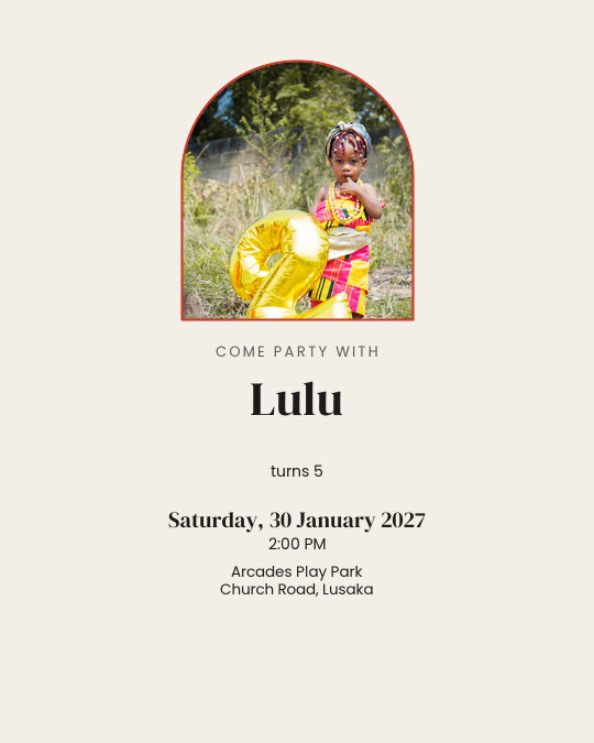 Wonder Kid invitation — sample wording